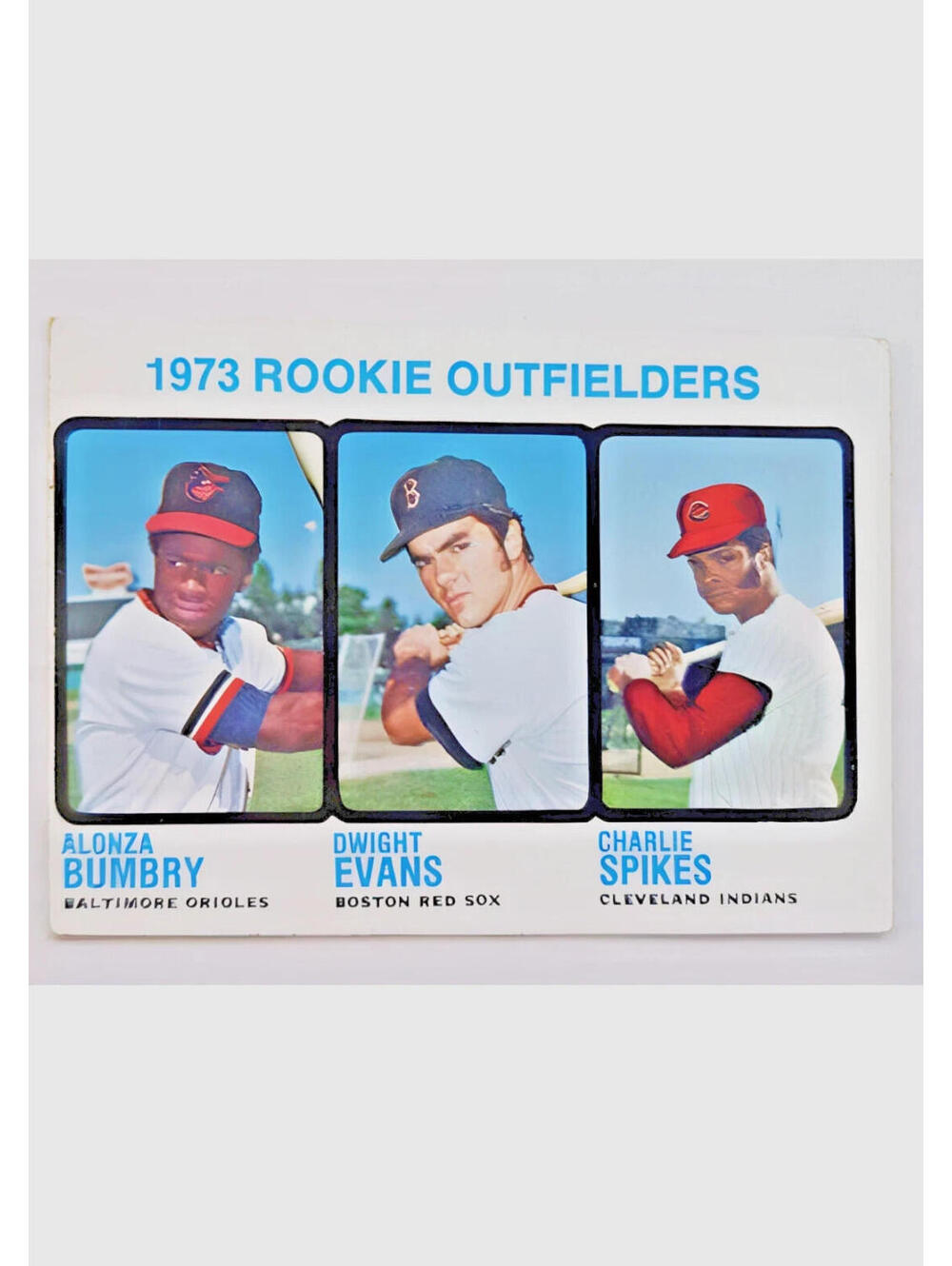 1973 Topps #614 Rookie Outfielders Dwight Evans RC ROOKIE Red Sox